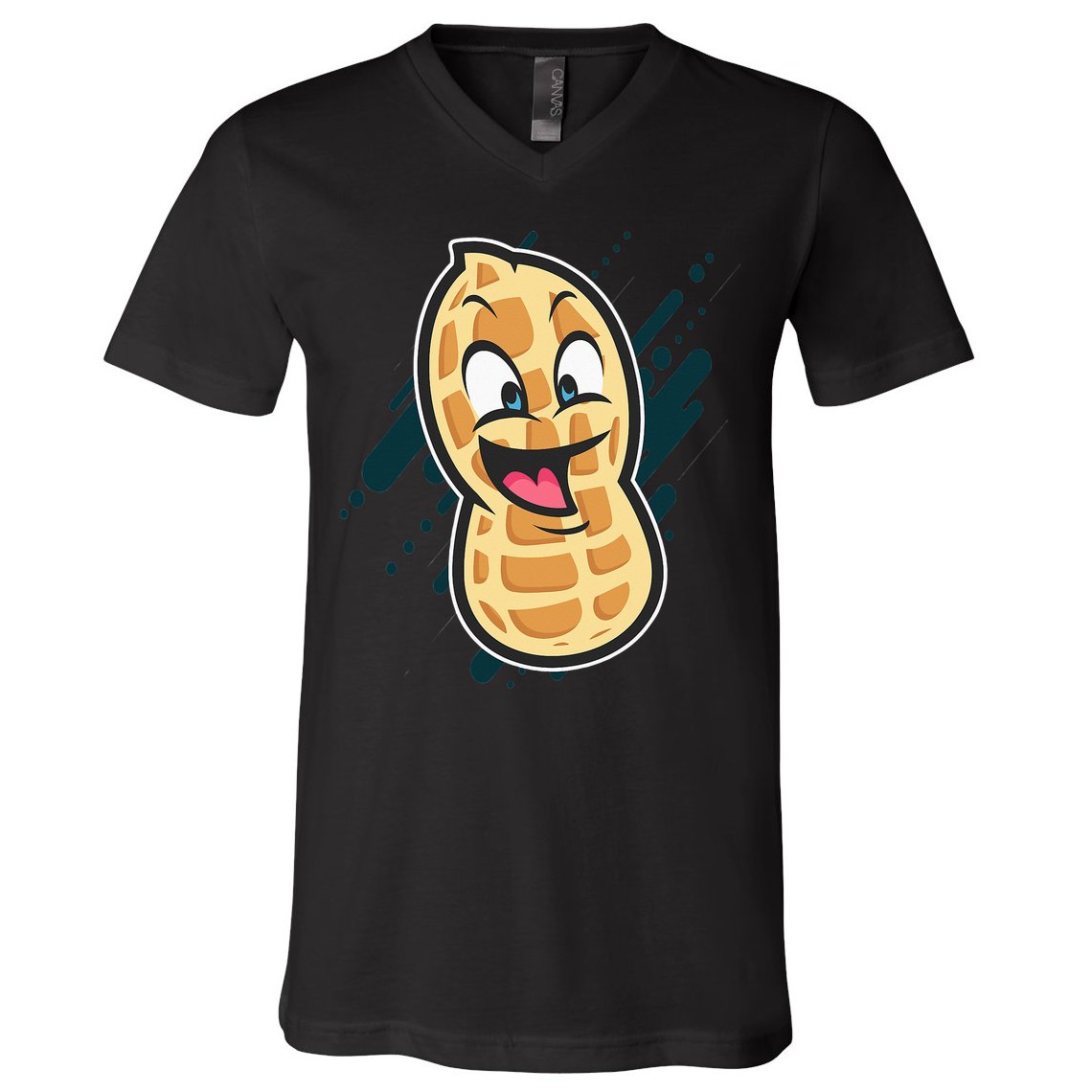 Funny Peanut Butt Gag Peanut Butter Food V-Neck T-Shirt
