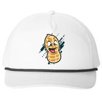 Funny Peanut Butt Gag Peanut Butter Food Snapback Five-Panel Rope Hat