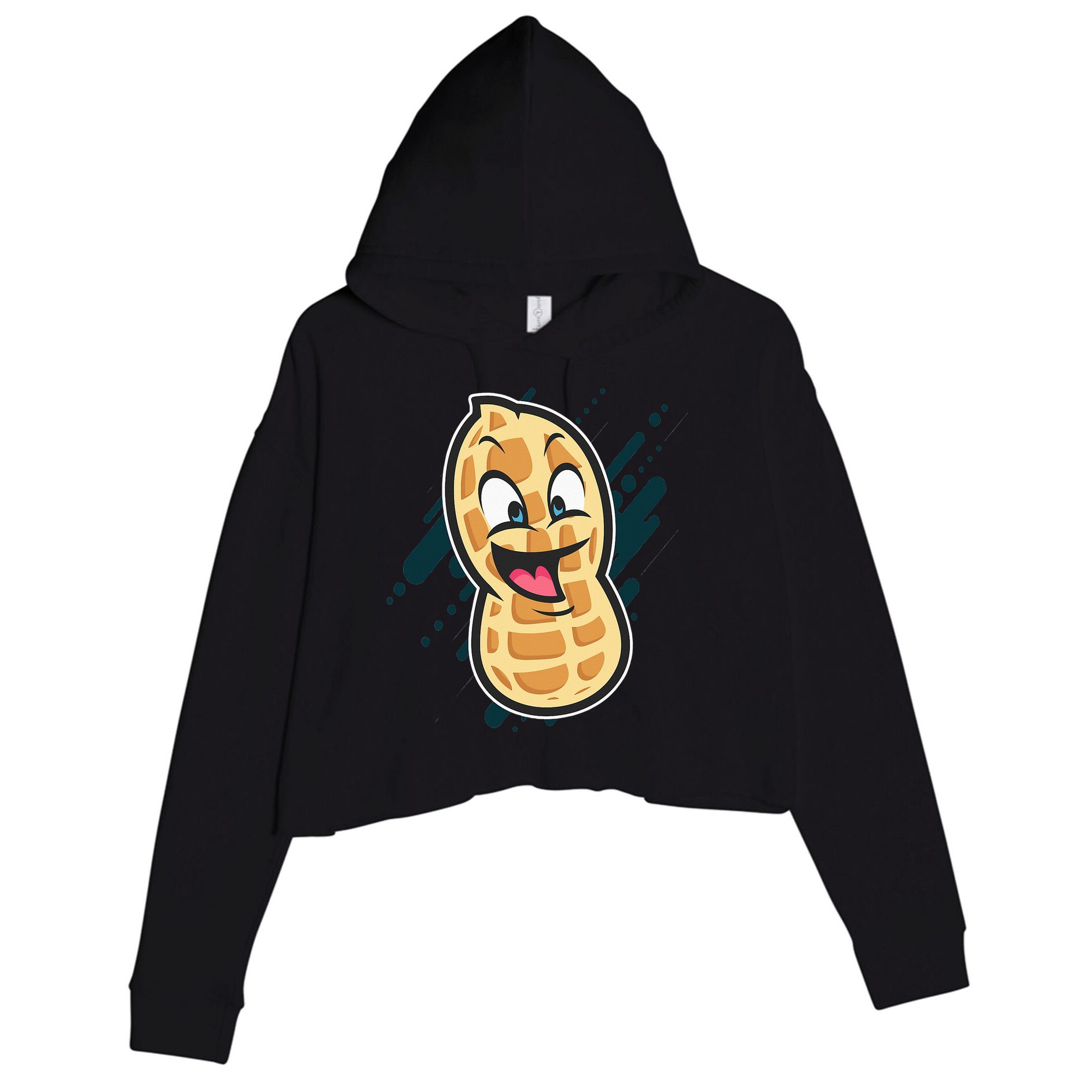 Funny Peanut Butt Gag Peanut Butter Food Crop Fleece Hoodie