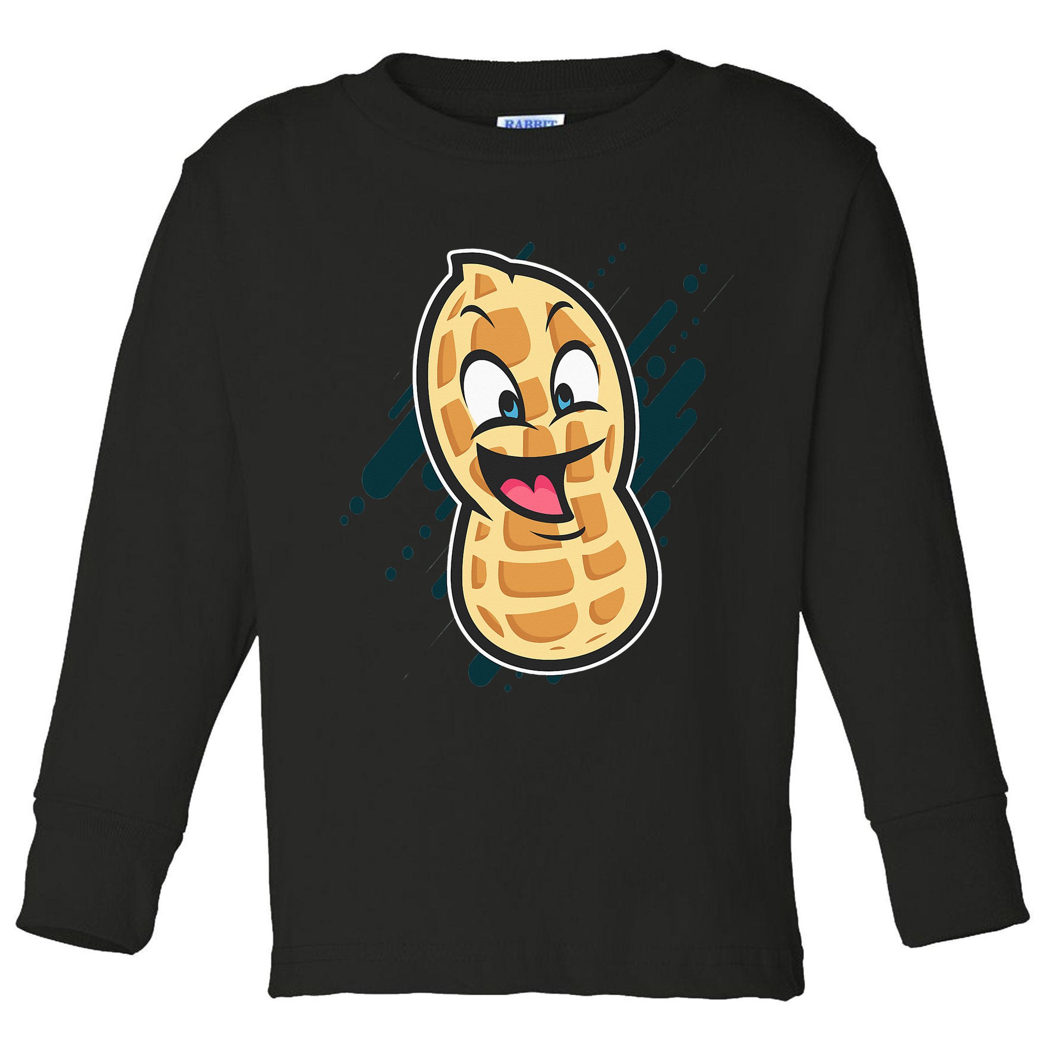 Funny Peanut Butt Gag Peanut Butter Food Toddler Long Sleeve Shirt