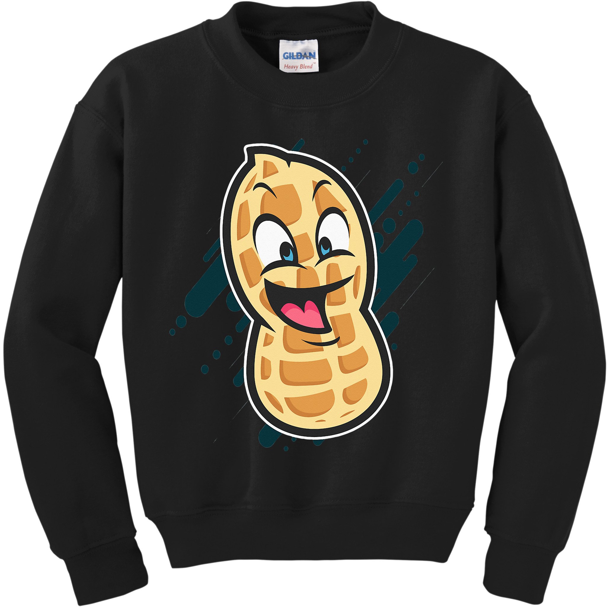 Funny Peanut Butt Gag Peanut Butter Food Kids Sweatshirt