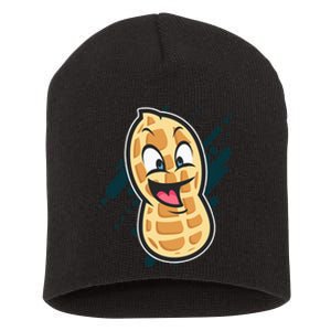 Funny Peanut Butt Gag Peanut Butter Food Short Acrylic Beanie