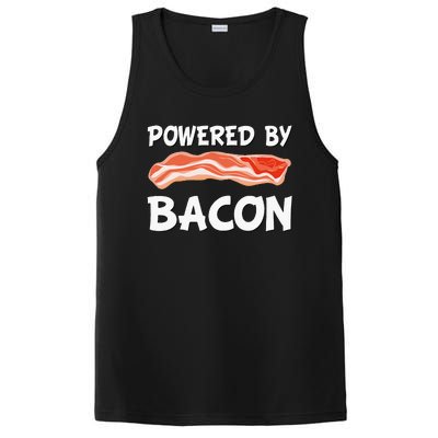 Funny Powered By Bacon Bacon Lovers PosiCharge Competitor Tank