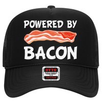 Funny Powered By Bacon Bacon Lovers Trucker Hat