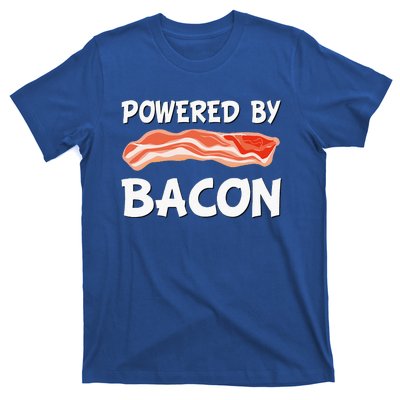 Funny Powered By Bacon Bacon Lovers T-Shirt