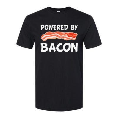 Funny Powered By Bacon Bacon Lovers Softstyle® CVC T-Shirt