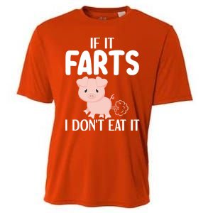 Funny Powered By All Plants If It Farts I Dont Eat It Gift Cooling Performance Crew T-Shirt