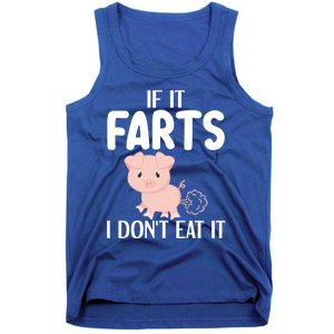 Funny Powered By All Plants If It Farts I Dont Eat It Gift Tank Top