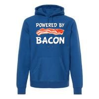 Funny Powered By Bacon Bacon Lovers Premium Hoodie