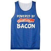 Funny Powered By Bacon Bacon Lovers Mesh Reversible Basketball Jersey Tank