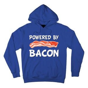 Funny Powered By Bacon Bacon Lovers Tall Hoodie