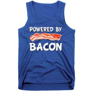 Funny Powered By Bacon Bacon Lovers Tank Top