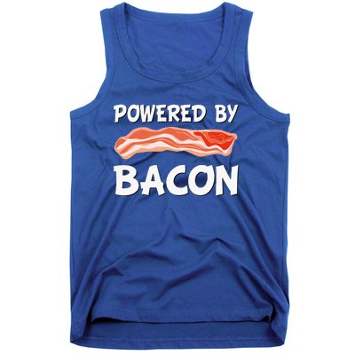 Funny Powered By Bacon Bacon Lovers Tank Top