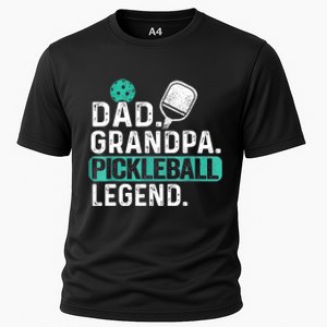 Funny Pickle Ball Dad Grandpa Pickleball Legend Player Gift Cooling Performance Crew T-Shirt