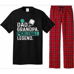 Funny Pickle Ball Dad Grandpa Pickleball Legend Player Gift Pajama Set