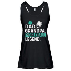 Funny Pickle Ball Dad Grandpa Pickleball Legend Player Gift Ladies Essential Flowy Tank