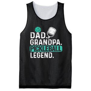 Funny Pickle Ball Dad Grandpa Pickleball Legend Player Gift Mesh Reversible Basketball Jersey Tank