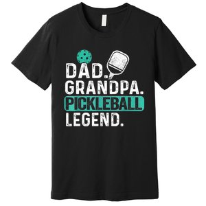 Funny Pickle Ball Dad Grandpa Pickleball Legend Player Gift Premium T-Shirt