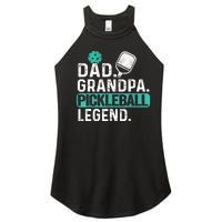 Funny Pickle Ball Dad Grandpa Pickleball Legend Player Gift Women's Perfect Tri Rocker Tank