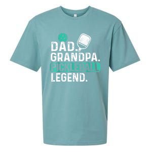 Funny Pickle Ball Dad Grandpa Pickleball Legend Player Gift Sueded Cloud Jersey T-Shirt