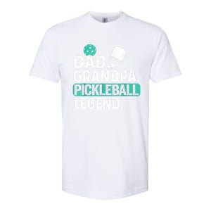 Funny Pickle Ball Dad Grandpa Pickleball Legend Player Gift Softstyle CVC T-Shirt