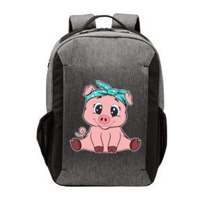 Funny Pig Bandana Gift Cute Little Piggy Lovers Gift Top Vector Backpack