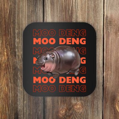 Funny Pygmy Bouncy Pig In Thai Costume Moo Deng Coaster
