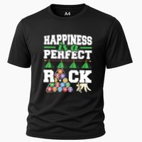 Funny Pool Billiard Player Happiness Is A Perfect Rack Gift Performance Shirt