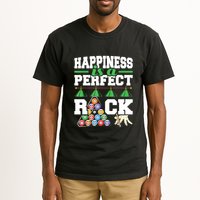 Funny Pool Billiard Player Happiness Is A Perfect Rack Gift Tall T-Shirt