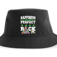 Funny Pool Billiard Player Happiness Is A Perfect Rack Gift Sustainable Bucket Hat