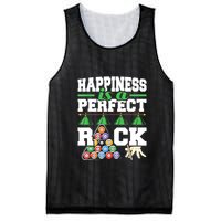 Funny Pool Billiard Player Happiness Is A Perfect Rack Gift Mesh Reversible Basketball Jersey Tank