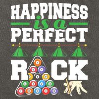 Funny Pool Billiard Player Happiness Is A Perfect Rack Gift Cotton Canvas Backpack