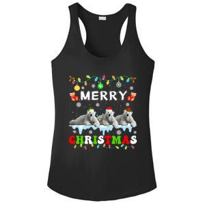 Funny Polar Bear Christmas Squad Xmas Gift Ladies PosiCharge Competitor Racerback Tank