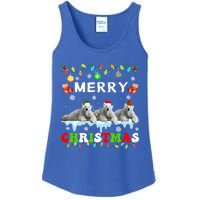 Funny Polar Bear Christmas Squad Xmas Gift Ladies Essential Tank