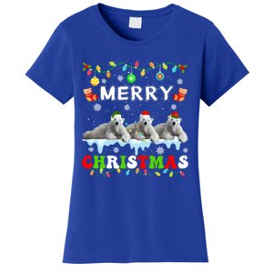 Funny Polar Bear Christmas Squad Xmas Gift Women's T-Shirt