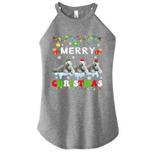 Funny Polar Bear Christmas Squad Xmas Gift Women's Perfect Tri Rocker Tank