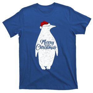 Funny Penguin Bird Lover Xmas Santa Hat Penguin Christmas Meaningful Gift T-Shirt