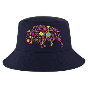 Flower Patterns Bison Buffalo Funny Cool Comfort Performance Bucket Hat