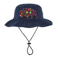 Flower Patterns Bison Buffalo Funny Bucket Hat