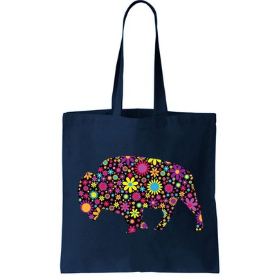 Flower Patterns Bison Buffalo Funny Bag