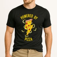 Funny Powered By Pizza Gift Cool Pizza Lover Cooling Performance Crew T-Shirt