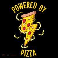 Funny Powered By Pizza Gift Cool Pizza Lover Tall T-Shirt
