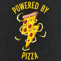Funny Powered By Pizza Gift Cool Pizza Lover Adult Drive Performance Visor
