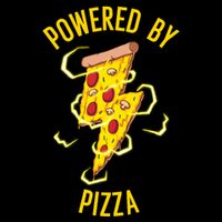Funny Powered By Pizza Gift Cool Pizza Lover 16 in Basic Backpack