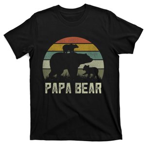  Funny Papa Bear Shirts, Cub 2 kid Fathers Day Grandpa T-Shirt