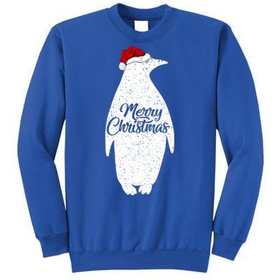 Funny Penguin Bird Lover Xmas Santa Hat Penguin Christmas Cute Gift Sweatshirt