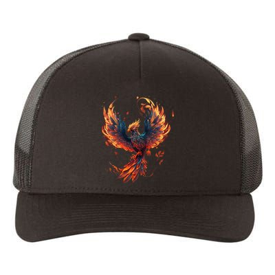 Fire Phoenix Bird Phoenix Reborn Firebird Phoenix Yupoong Adult 5-Panel Trucker Hat