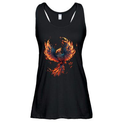 Fire Phoenix Bird Phoenix Reborn Firebird Phoenix Ladies Essential Flowy Tank