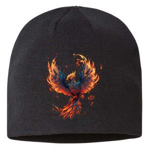 Fire Phoenix Bird Phoenix Reborn Firebird Phoenix Sustainable Beanie