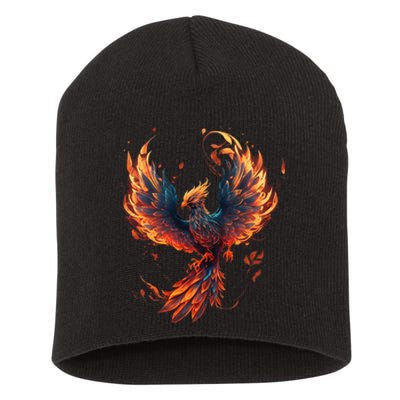 Fire Phoenix Bird Phoenix Reborn Firebird Phoenix Short Acrylic Beanie